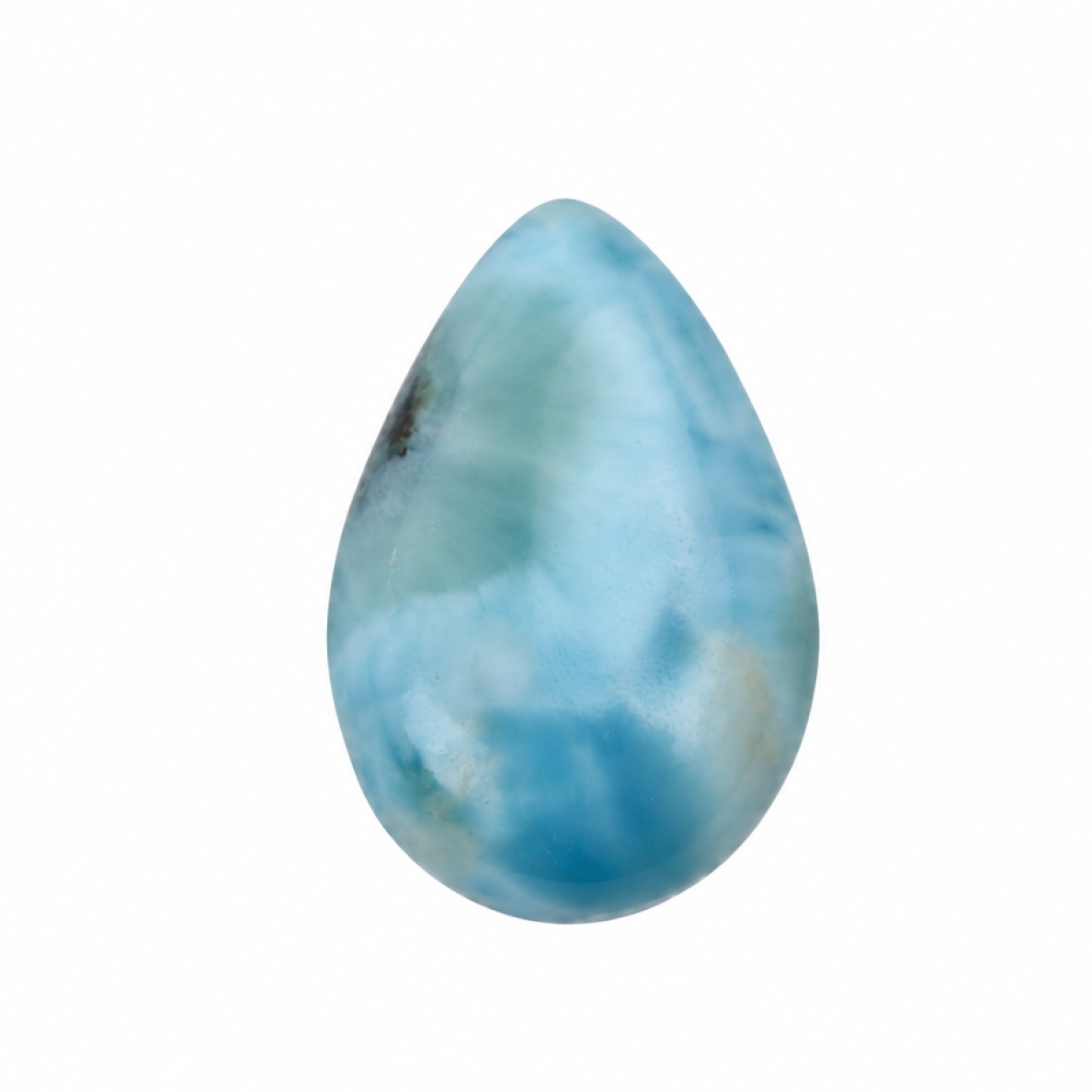 Handmade - light - blue - larimar - Polished - 29mm