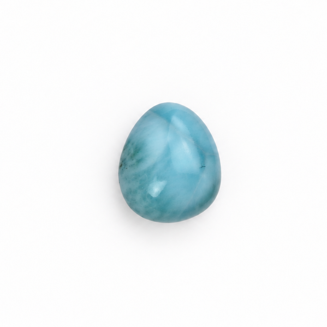 Artisan Made - sky - blue - larimar - Polished - 17mm