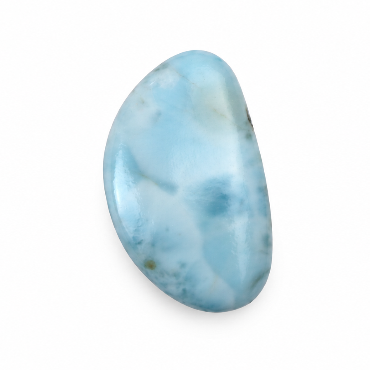 Genuine Handcrafted - Polished Larimar Cabochon 24mm